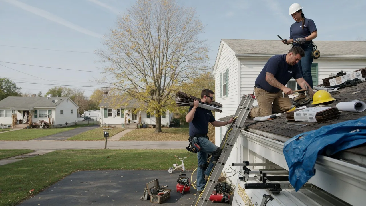 Local Roofing Contractors in Heidrick, KY near me